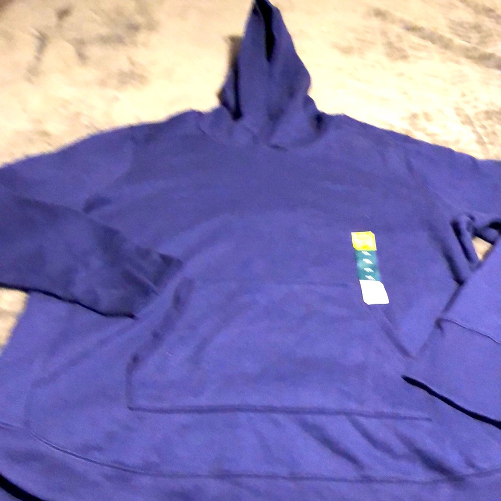 NWT Tek Gear Hooded fleece top, Sz XXL